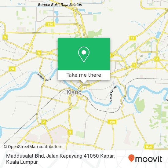 Maddusalat Bhd, Jalan Kepayang 41050 Kapar map