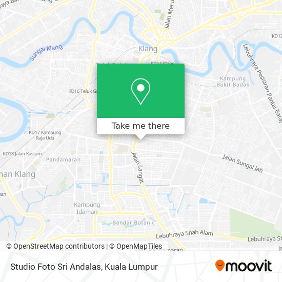 Studio Foto Sri Andalas map