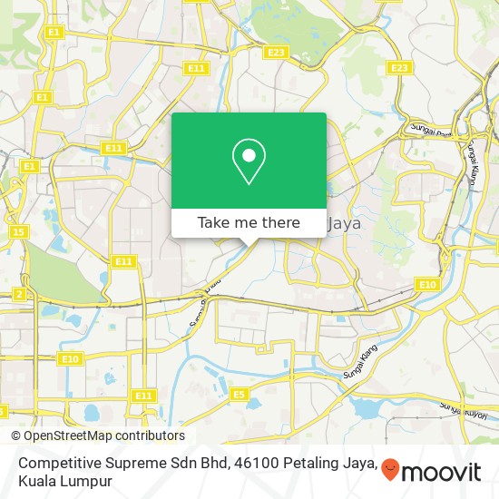 Competitive Supreme Sdn Bhd, 46100 Petaling Jaya map