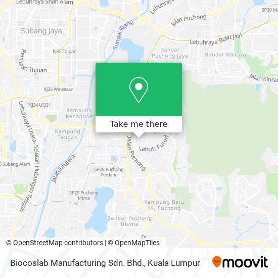 Biocoslab Manufacturing Sdn. Bhd. map