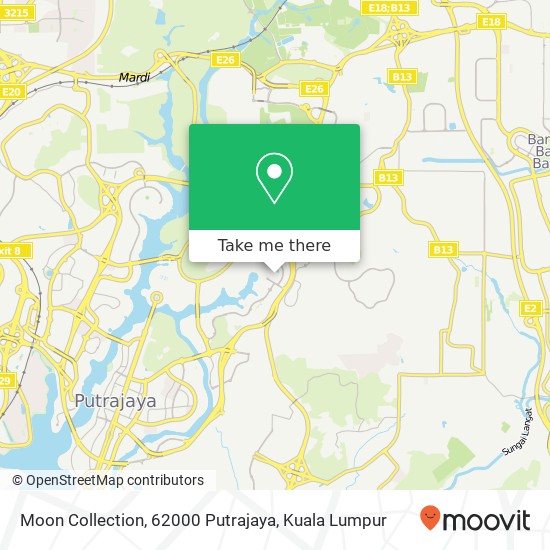 Moon Collection, 62000 Putrajaya map