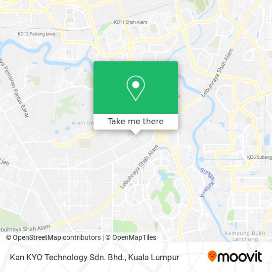 Kan KYO Technology Sdn. Bhd. map