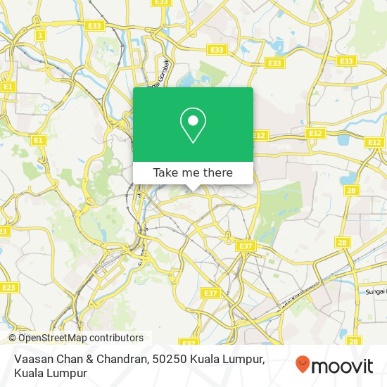 Vaasan Chan & Chandran, 50250 Kuala Lumpur map