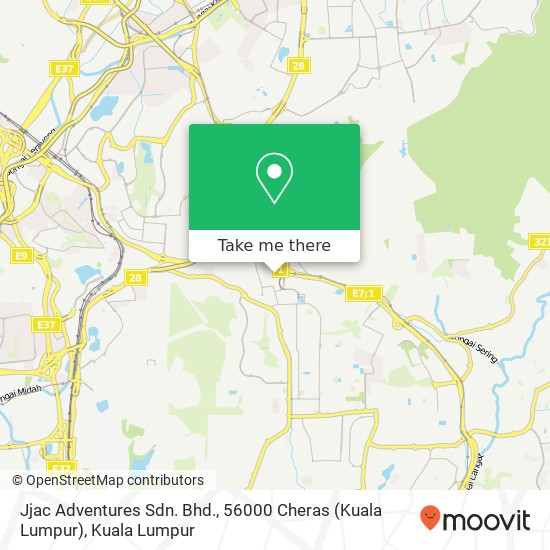 Jjac Adventures Sdn. Bhd., 56000 Cheras (Kuala Lumpur) map