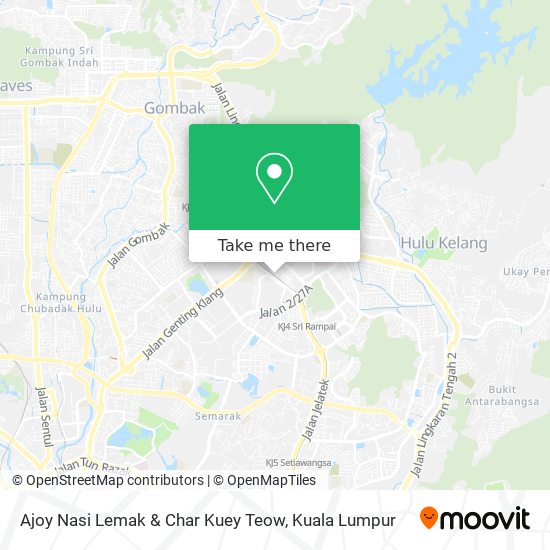 Ajoy Nasi Lemak & Char Kuey Teow map