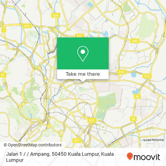 Jalan 1 / / Ampang, 50450 Kuala Lumpur map