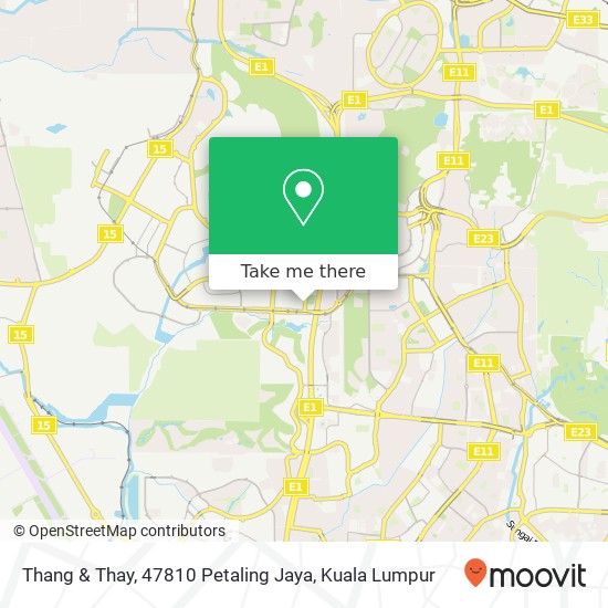 Peta Thang & Thay, 47810 Petaling Jaya