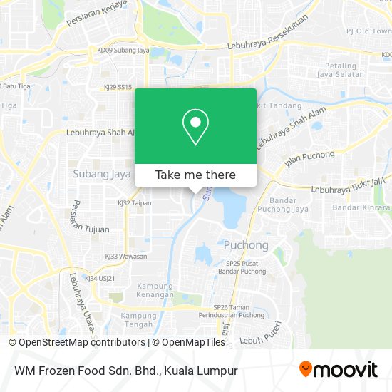 WM Frozen Food Sdn. Bhd. map