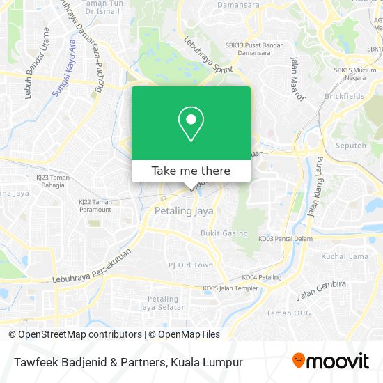 Tawfeek Badjenid & Partners map