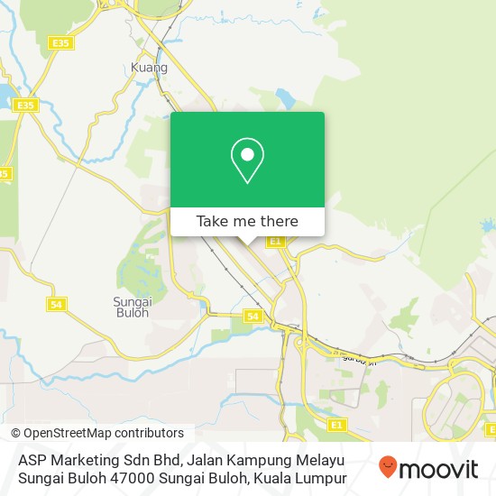 ASP Marketing Sdn Bhd, Jalan Kampung Melayu Sungai Buloh 47000 Sungai Buloh map