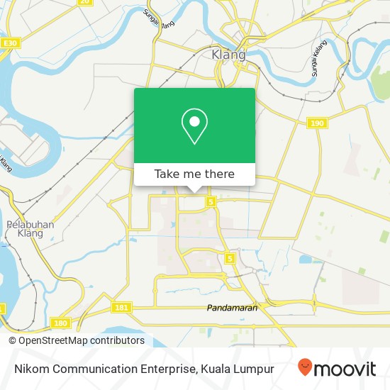 Nikom Communication Enterprise map