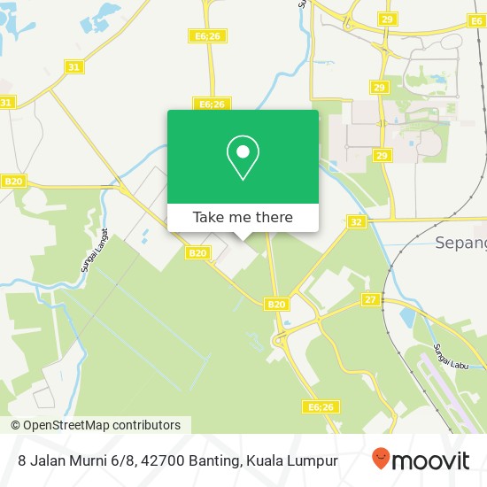 8 Jalan Murni 6 / 8, 42700 Banting map