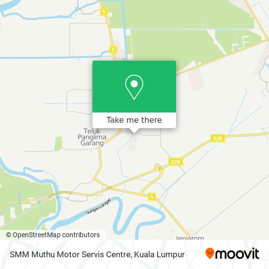 Peta SMM Muthu Motor Servis Centre