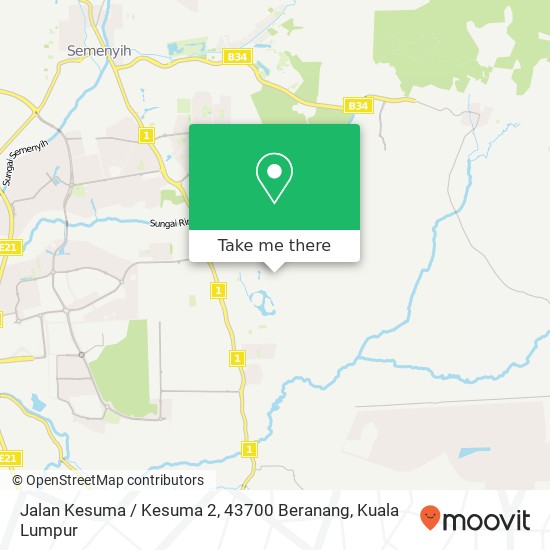 Jalan Kesuma / Kesuma 2, 43700 Beranang map