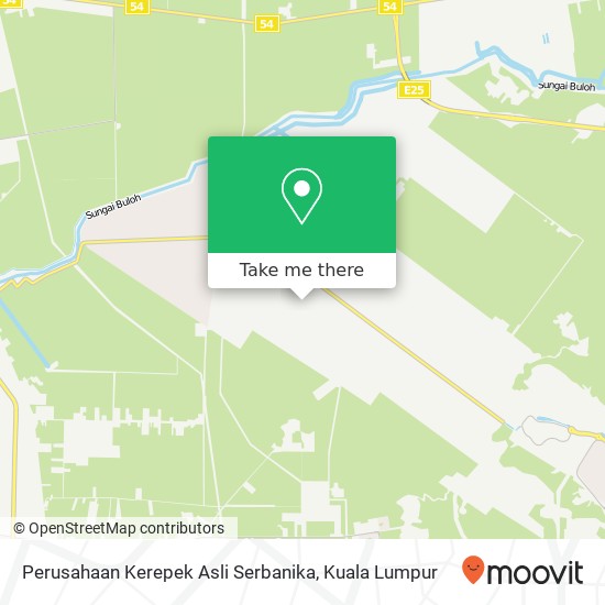 Perusahaan Kerepek Asli Serbanika, Jalan Parit Baru 45800 Jeram map