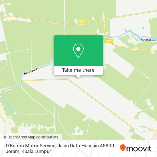 D'Bamm Motor Service, Jalan Dato Hussain 45800 Jeram map
