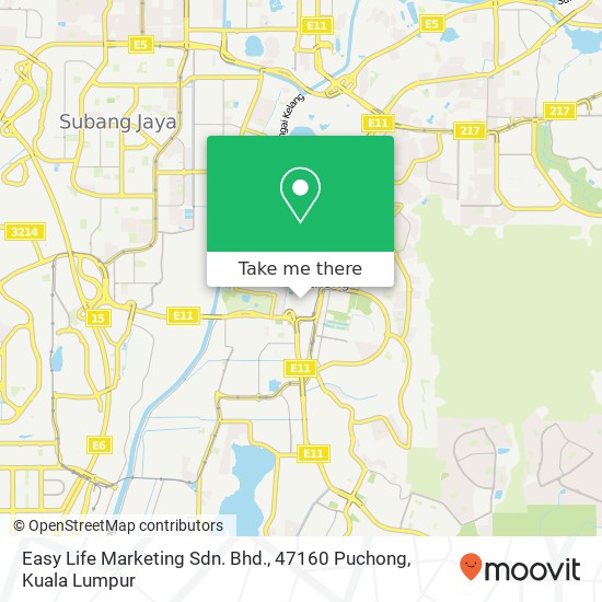 Easy Life Marketing Sdn. Bhd., 47160 Puchong map