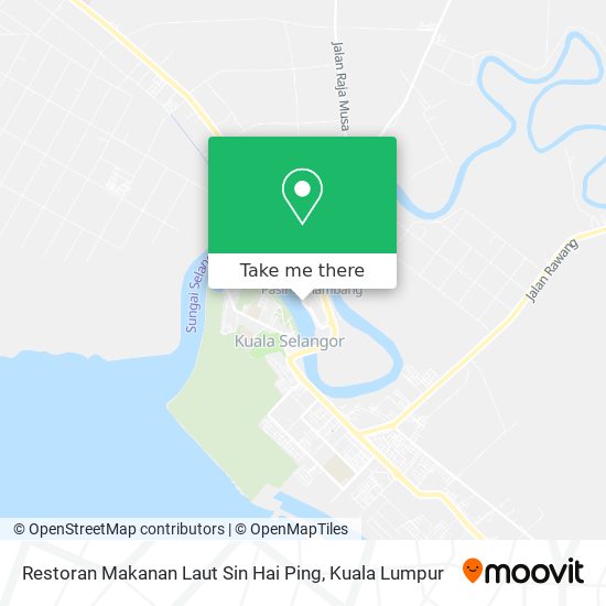 Peta Restoran Makanan Laut Sin Hai Ping