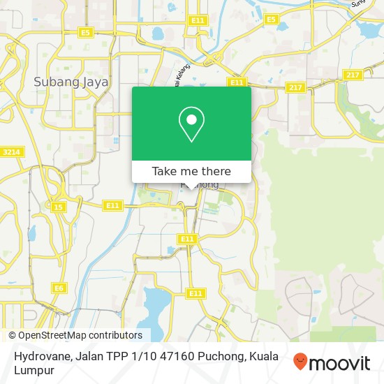 Hydrovane, Jalan TPP 1 / 10 47160 Puchong map