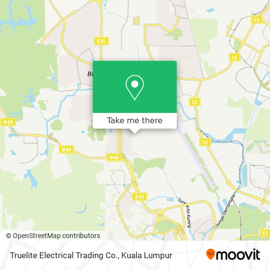 Truelite Electrical Trading Co. map