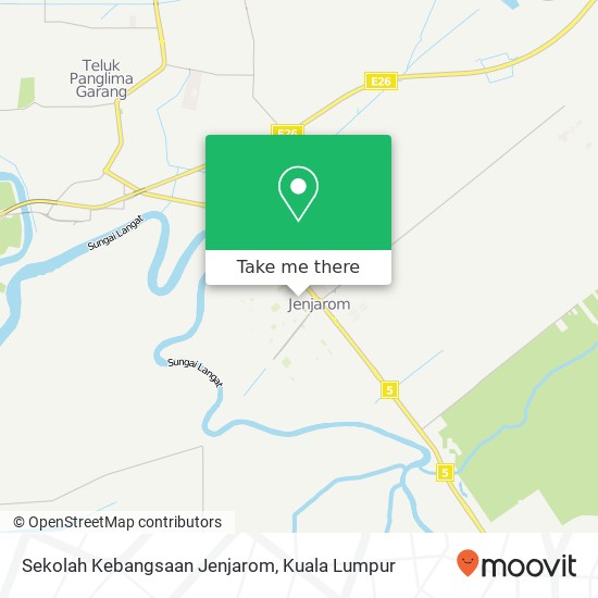 Sekolah Kebangsaan Jenjarom map