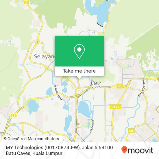 MY Technologies (001708740-W), Jalan 6 68100 Batu Caves map