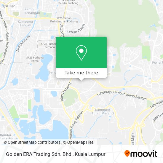 Peta Golden ERA Trading Sdn. Bhd.