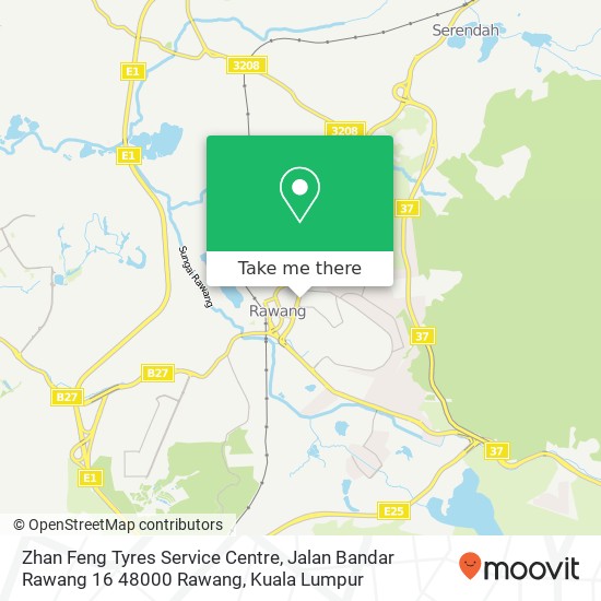 Zhan Feng Tyres Service Centre, Jalan Bandar Rawang 16 48000 Rawang map