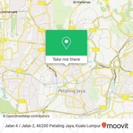 Peta Jalan 4 / Jalan 2, 46200 Petaling Jaya