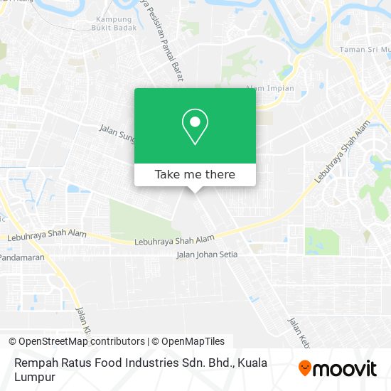 Peta Rempah Ratus Food Industries Sdn. Bhd.