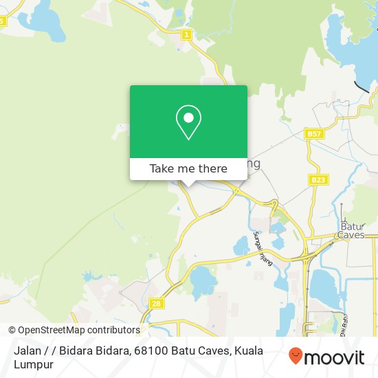 Jalan / / Bidara Bidara, 68100 Batu Caves map