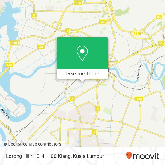 Lorong Hilir 10, 41100 Klang map