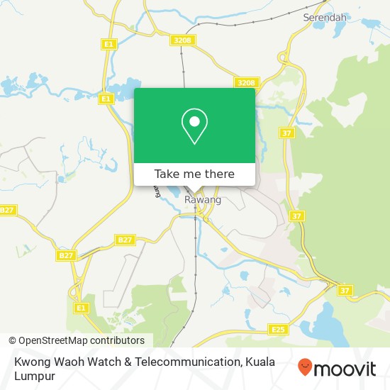 Kwong Waoh Watch & Telecommunication map