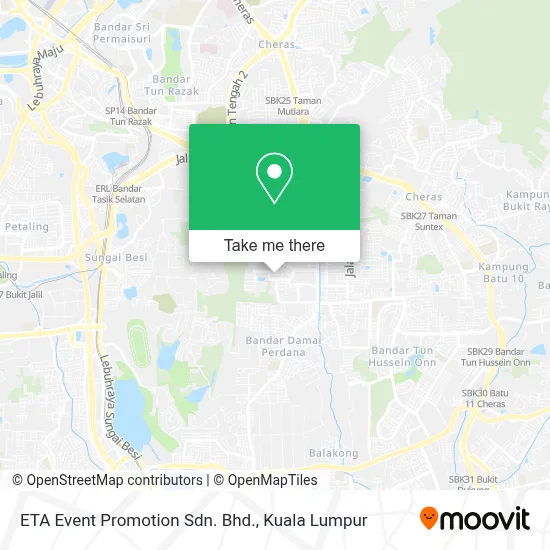 ETA Event Promotion Sdn. Bhd. map
