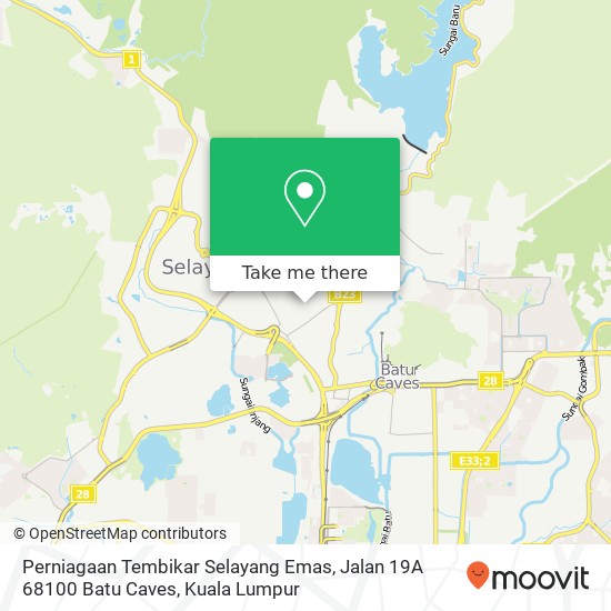 Perniagaan Tembikar Selayang Emas, Jalan 19A 68100 Batu Caves map