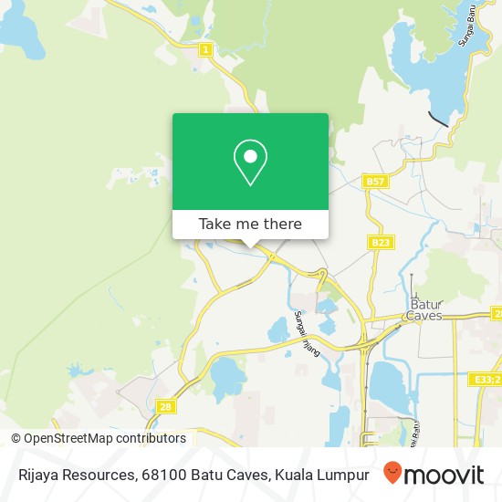 Rijaya Resources, 68100 Batu Caves map