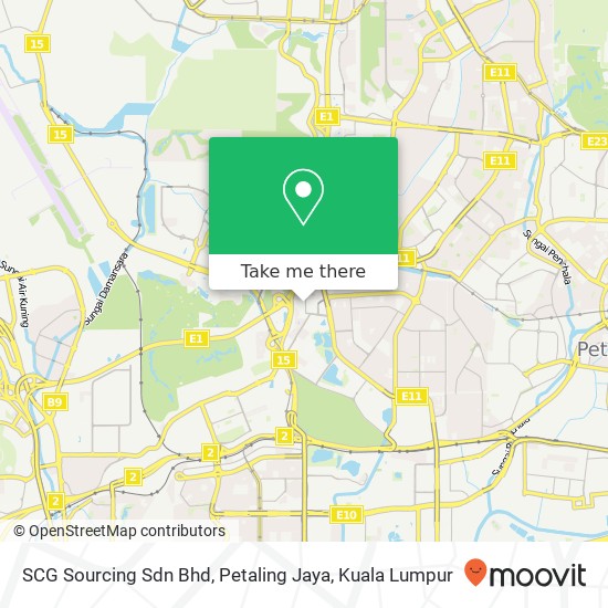 SCG Sourcing Sdn Bhd, Petaling Jaya map