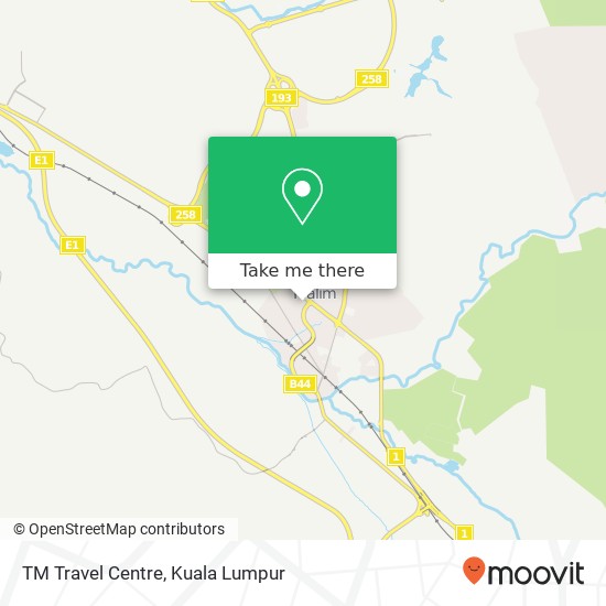 TM Travel Centre map