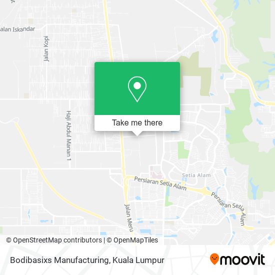 Bodibasixs Manufacturing map