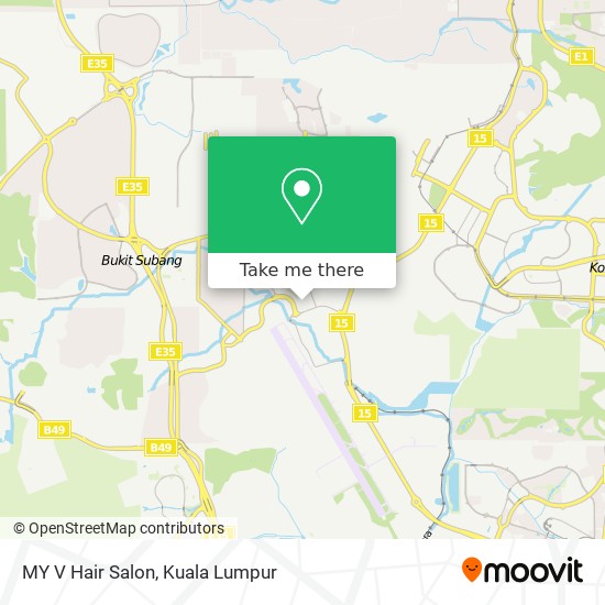 MY V Hair Salon map