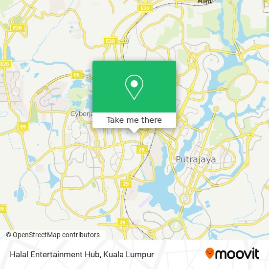 Halal Entertainment Hub map