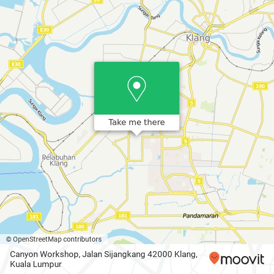 Canyon Workshop, Jalan Sijangkang 42000 Klang map