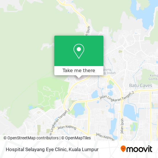 Hospital Selayang Eye Clinic map