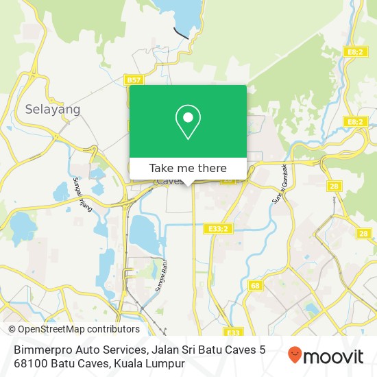 Bimmerpro Auto Services, Jalan Sri Batu Caves 5 68100 Batu Caves map