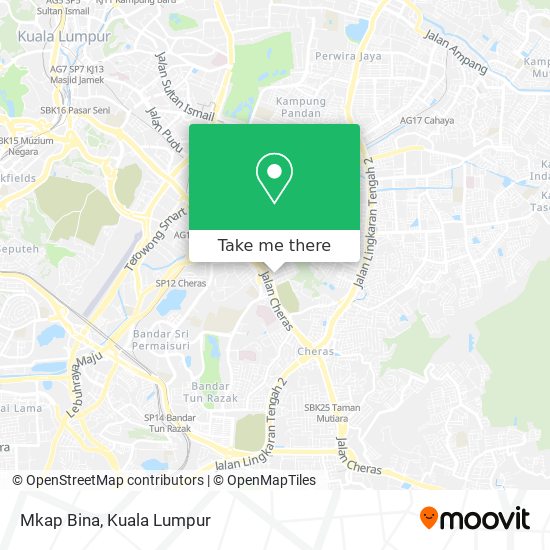 Mkap Bina map