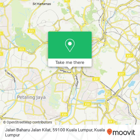 Peta Jalan Baharu Jalan Kilat, 59100 Kuala Lumpur