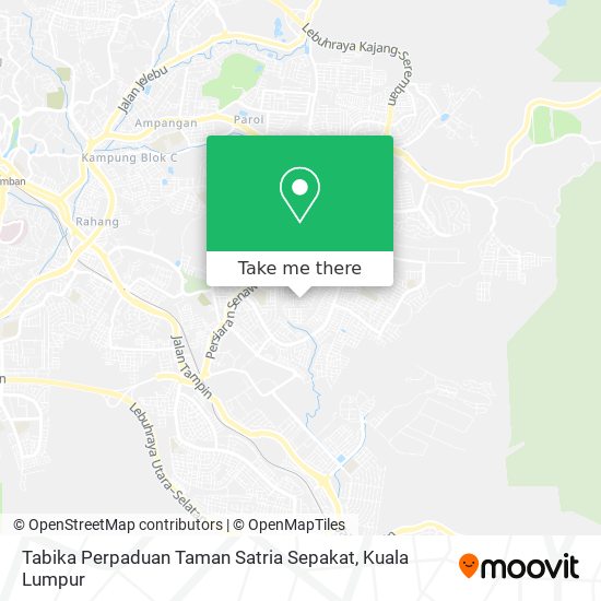 Tabika Perpaduan Taman Satria Sepakat map