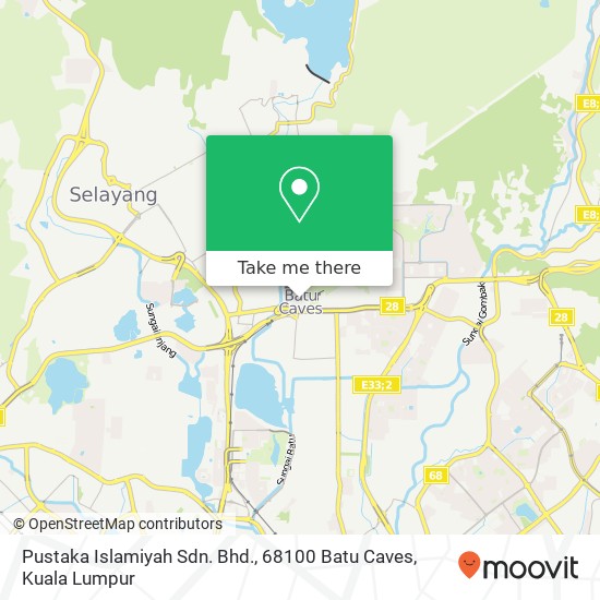 Pustaka Islamiyah Sdn. Bhd., 68100 Batu Caves map