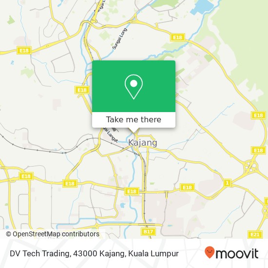 DV Tech Trading, 43000 Kajang map