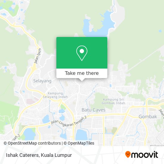 Ishak Caterers map